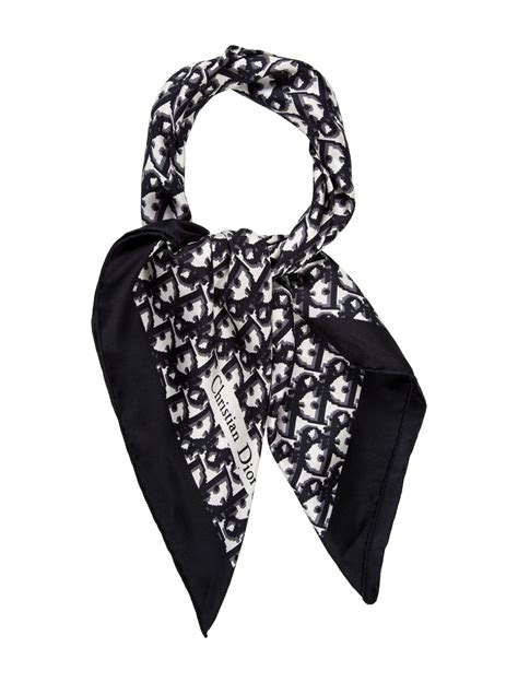 christian dior oblique scarf|black and gray Dior scarf.